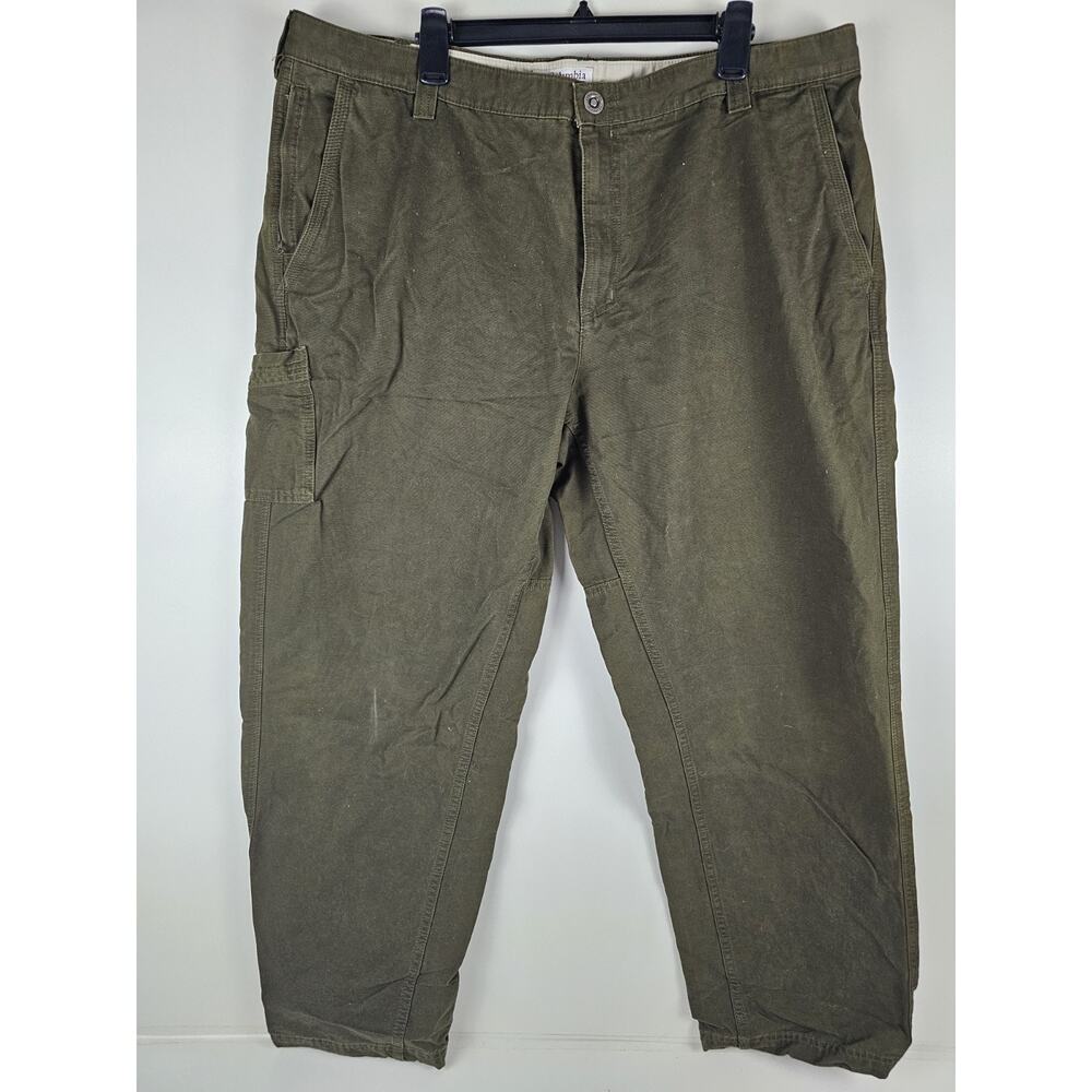 Columbia Sportswear Company Mens Size 42×32 Dark Green Khaki Pants